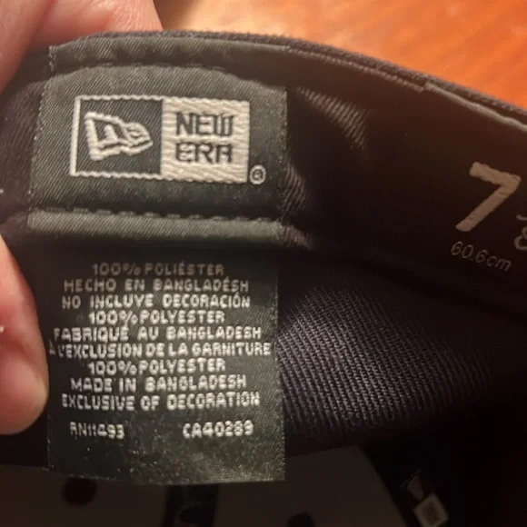 Atlanta Braves 7 5/8 fitted hat - Picture 6 of 7